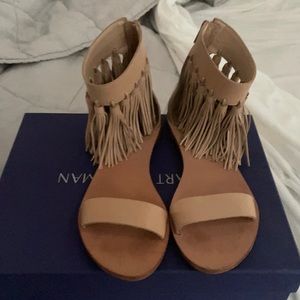 Loeffler Randall fringe sandals
